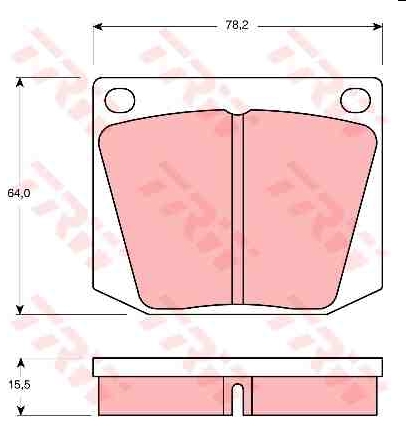 Brake pads Ford Capri, Corsair